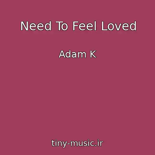 کاور آهنگ Need To Feel Loved از Adam K
