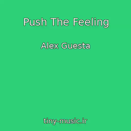 کاور آهنگ Push The Feeling از Alex Guesta