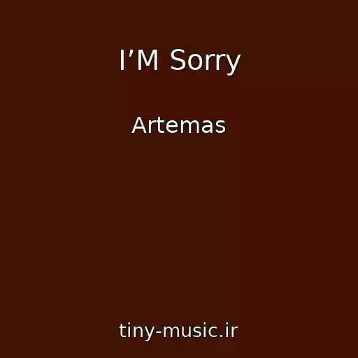 کاور آهنگ I’M Sorry از Artemas