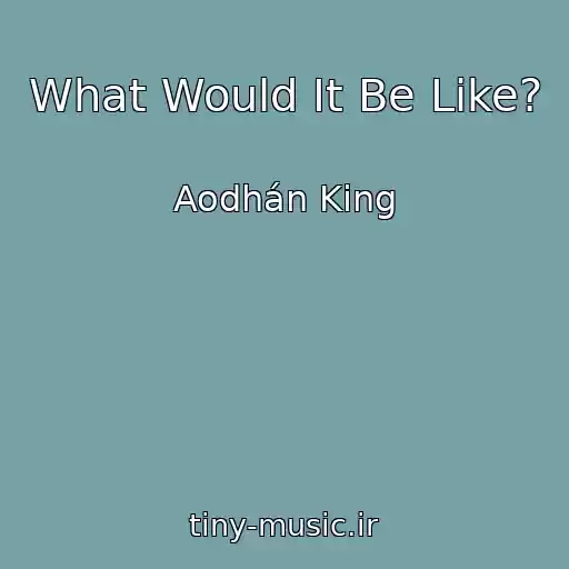 کاور آهنگ What Would It Be Like? از Aodhán King