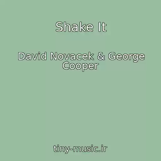 کاور آهنگ Shake It از David Novacek & George Cooper