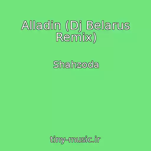 کاور آهنگ Alladin (Dj Belarus Remix) از Shahzoda