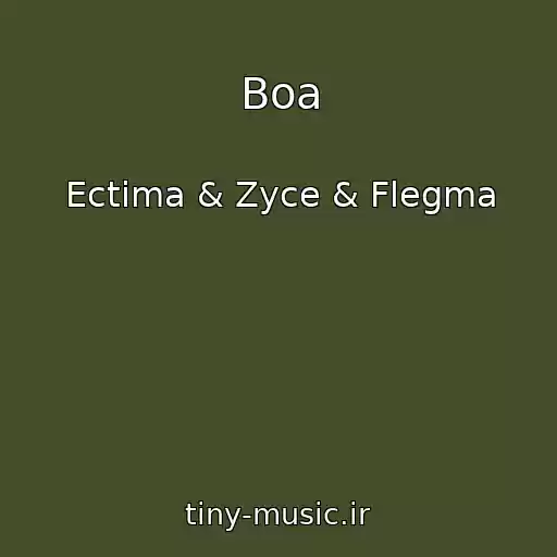 کاور آهنگ Boa از Ectima & Zyce & Flegma
