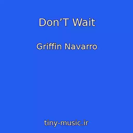 کاور آهنگ Don’T Wait از Griffin Navarro