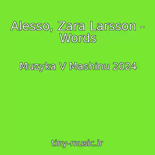 کاور آهنگ Alesso, Zara Larsson - Words از Muzyka V Mashinu 2024
