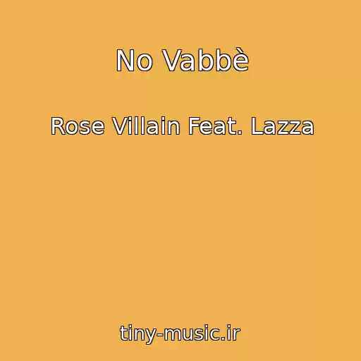 کاور آهنگ No Vabbè از Rose Villain Feat. Lazza