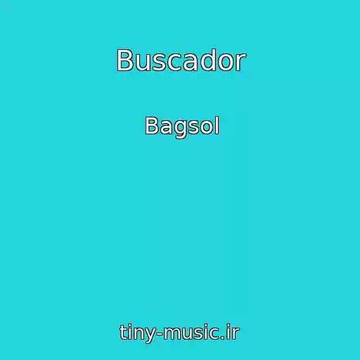 کاور آهنگ Buscador از Bagsol