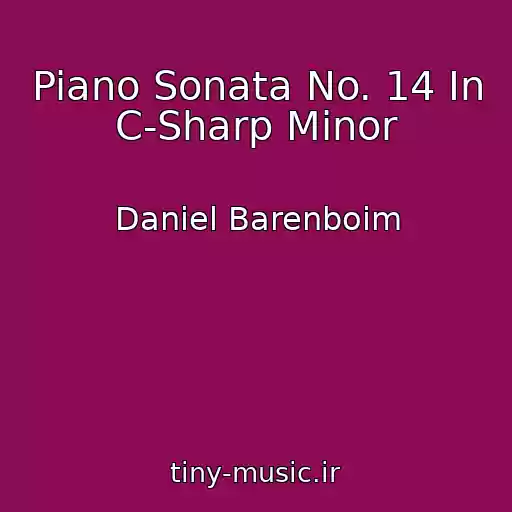 کاور آهنگ Piano Sonata No. 14 In C-Sharp Minor از Daniel Barenboim