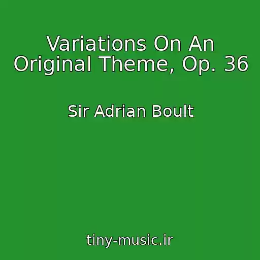 کاور آهنگ Variations On An Original Theme, Op. 36 از Sir Adrian Boult