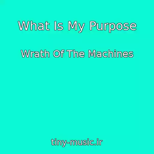 کاور آهنگ What Is My Purpose از Wrath Of The Machines