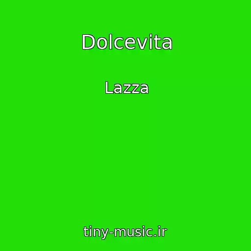کاور آهنگ Dolcevita از Lazza