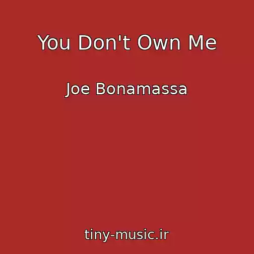 کاور آهنگ You Don't Own Me از Joe Bonamassa