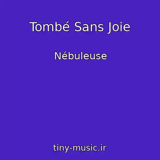 کاور آهنگ Tombé Sans Joie از Nébuleuse