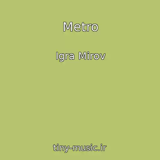 کاور آهنگ Metro از Igra Mirov