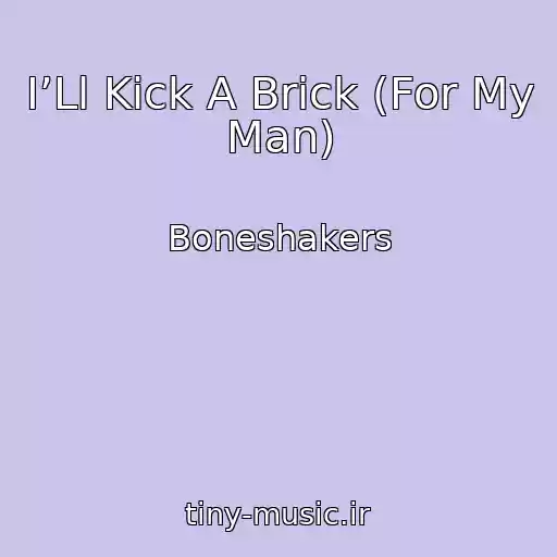 کاور آهنگ I’Ll Kick A Brick (For My Man) از Boneshakers