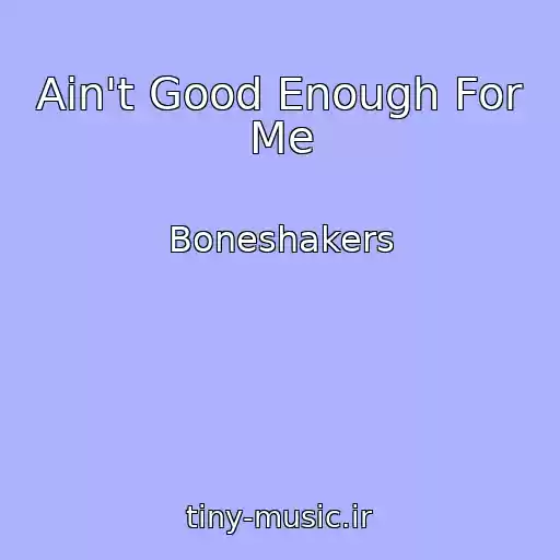 کاور آهنگ Ain't Good Enough For Me از Boneshakers