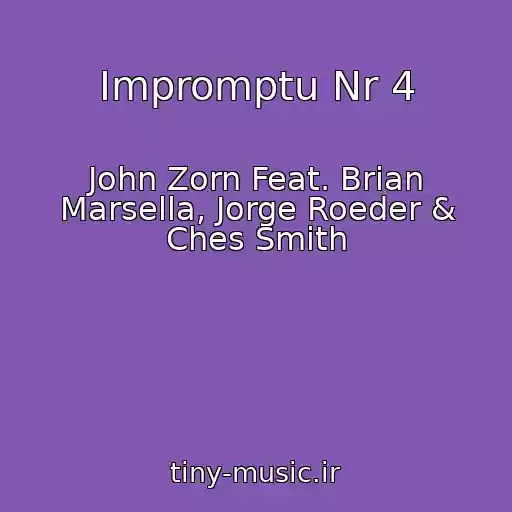کاور آهنگ Impromptu Nr 4 از John Zorn Feat. Brian Marsella, Jorge Roeder & Ches Smith