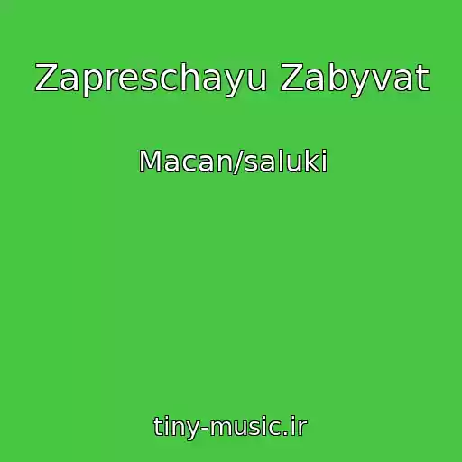 کاور آهنگ Zapreschayu Zabyvat از Macan/saluki