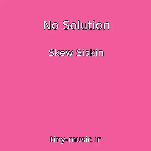 کاور آهنگ No Solution از Skew Siskin