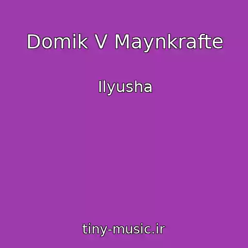 کاور آهنگ Domik V Maynkrafte از Ilyusha