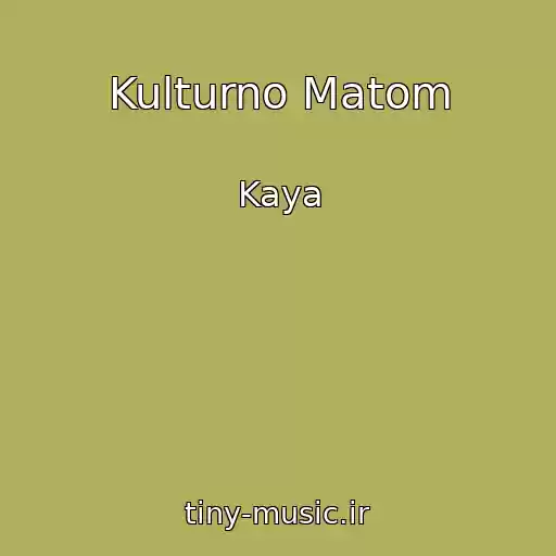 کاور آهنگ Kulturno Matom از Kaya