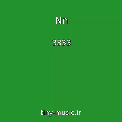 کاور آهنگ Nn از 3333