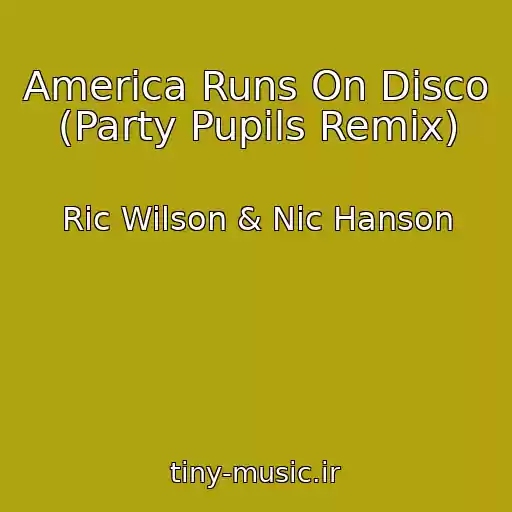 کاور آهنگ America Runs On Disco (Party Pupils Remix) از Ric Wilson & Nic Hanson