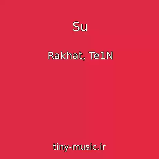 کاور آهنگ Su از Rakhat, Te1N