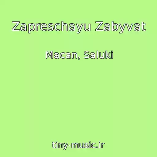 کاور آهنگ Zapreschayu Zabyvat از Macan, Saluki
