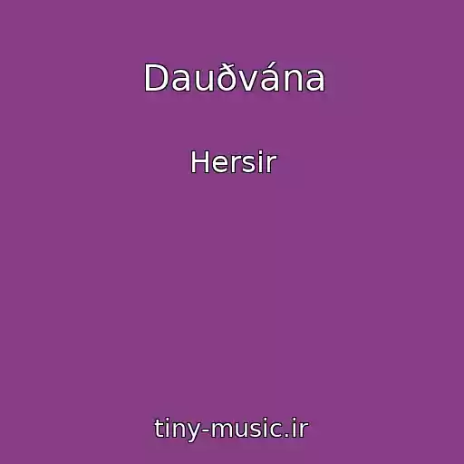 کاور آهنگ Dauðvána از Hersir