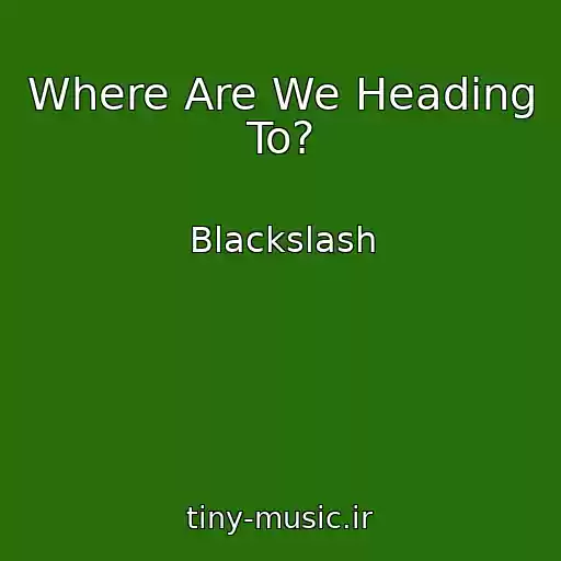 کاور آهنگ Where Are We Heading To? از Blackslash