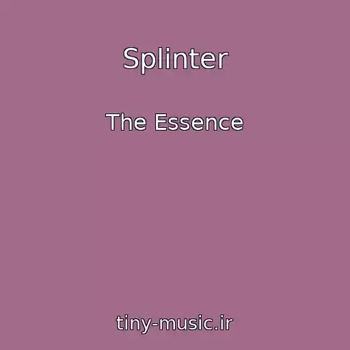 کاور آهنگ Splinter از The Essence