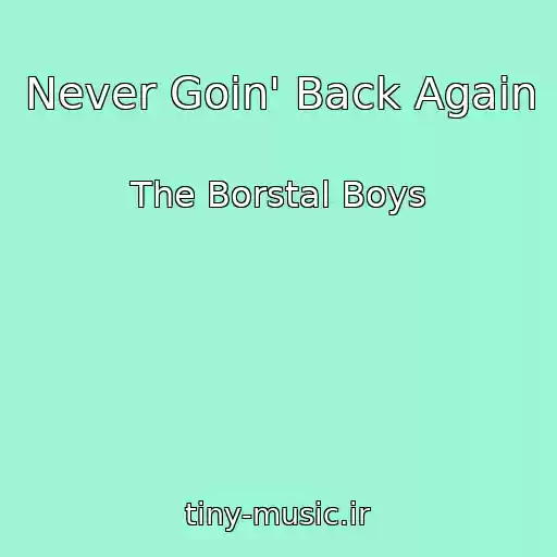 کاور آهنگ Never Goin' Back Again از The Borstal Boys