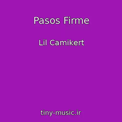 کاور آهنگ Pasos Firme از Lil Camikert