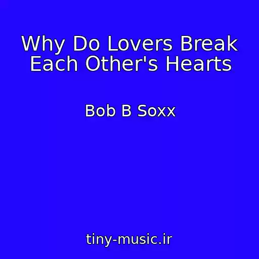 کاور آهنگ Why Do Lovers Break Each Other's Hearts از Bob B Soxx