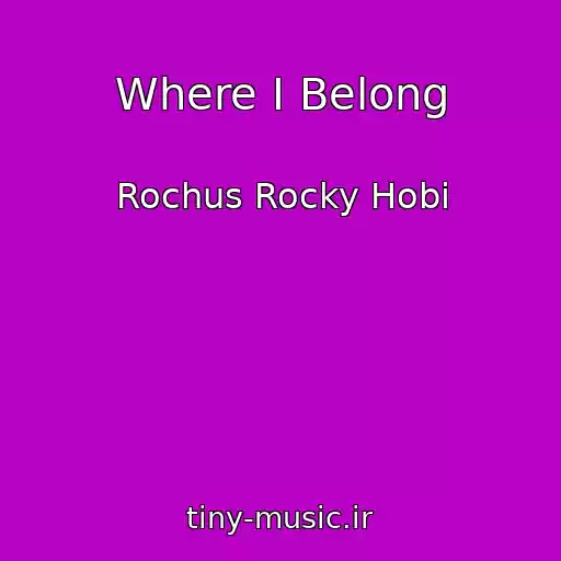 کاور آهنگ Where I Belong از Rochus Rocky Hobi