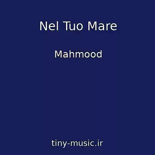 کاور آهنگ Nel Tuo Mare از Mahmood