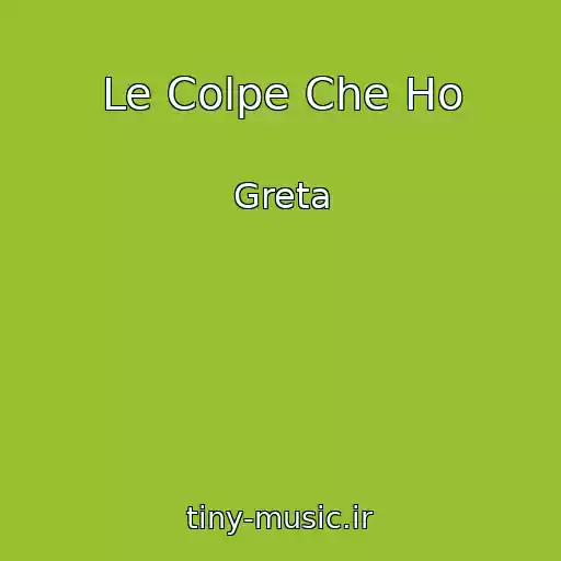 کاور آهنگ Le Colpe Che Ho از Greta
