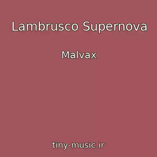 کاور آهنگ Lambrusco Supernova از Malvax