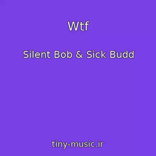 کاور آهنگ Wtf از Silent Bob & Sick Budd
