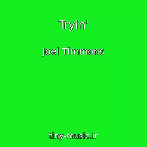 کاور آهنگ Tryin' از Joel Timmons
