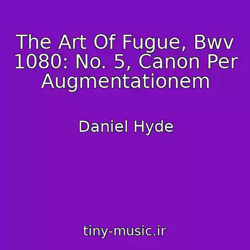 کاور آهنگ The Art Of Fugue, Bwv 1080: No. 5, Canon Per Augmentationem از Daniel Hyde