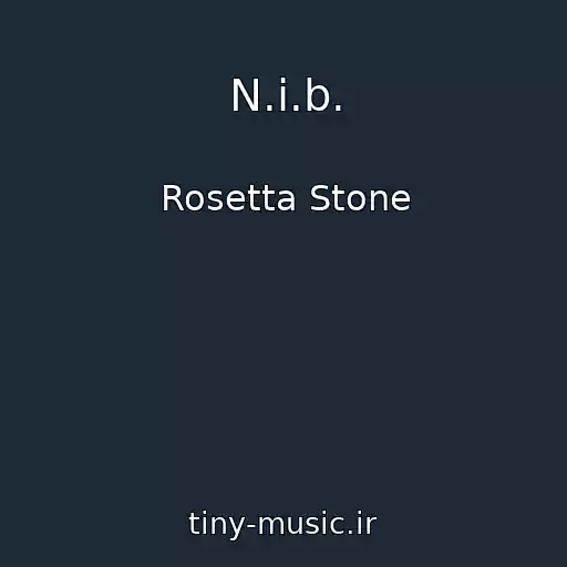 کاور آهنگ N.i.b. از Rosetta Stone
