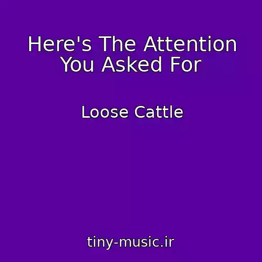 کاور آهنگ Here's The Attention You Asked For از Loose Cattle