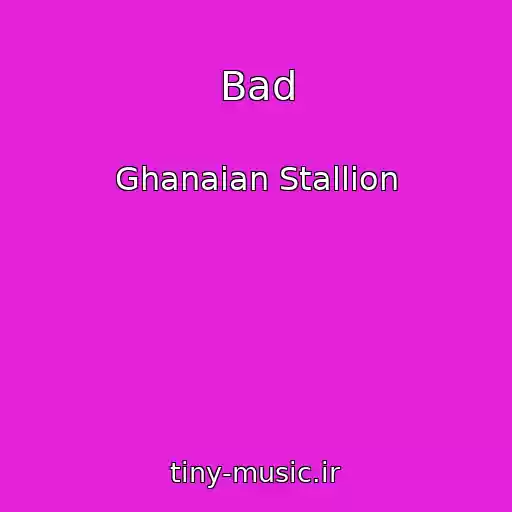 کاور آهنگ Bad از Ghanaian Stallion