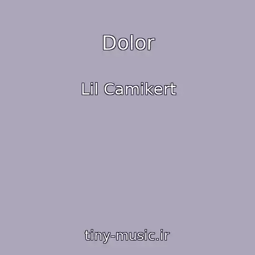 کاور آهنگ Dolor از Lil Camikert