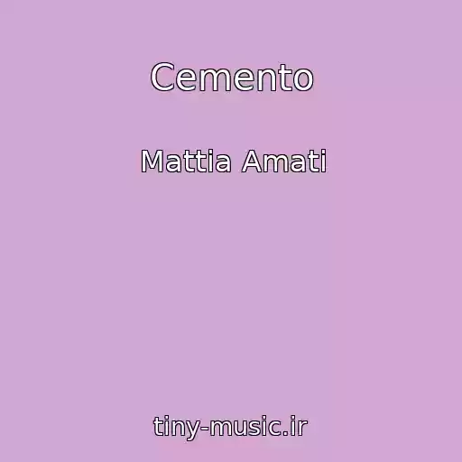 کاور آهنگ Cemento از Mattia Amati