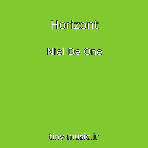 کاور آهنگ Horizont از Niel De One