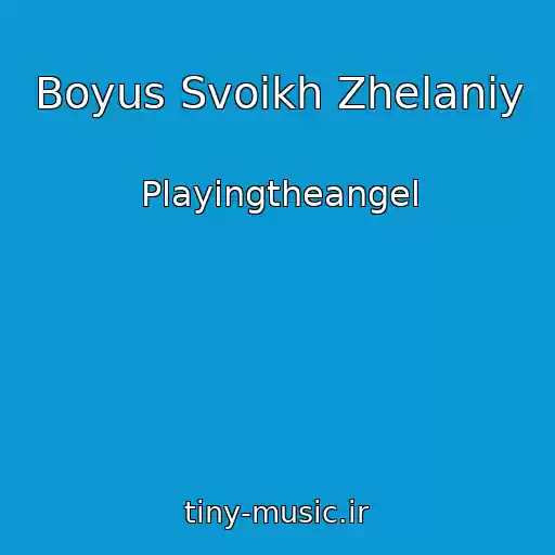 کاور آهنگ Boyus Svoikh Zhelaniy از Playingtheangel