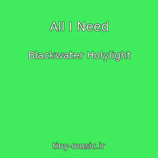 کاور آهنگ All I Need از Blackwater Holylight